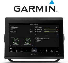 Integrasjon av GX-enheter til en marin multifunksjonell skjerm – Garmin